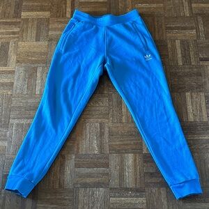 Adidas Men’s Bright Blue Trefoil Sweatpants